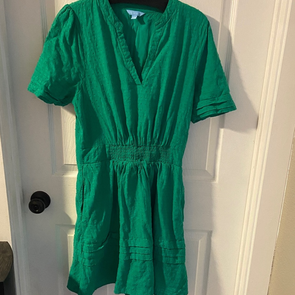 Draper James Midi Dress in Vibrant Green